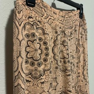 Flowy sheer pants from Anthropologie